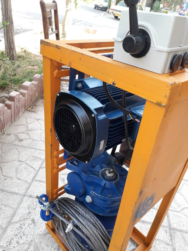 بالابر ساختمانی 500 کیلویی سه فاز موتور موتوژن