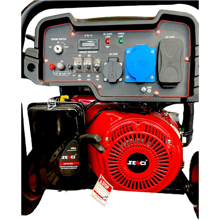 موتوربرق بنزینی ۹.۵ کیلوات استارتی سنسی مدل SC12000E-III
