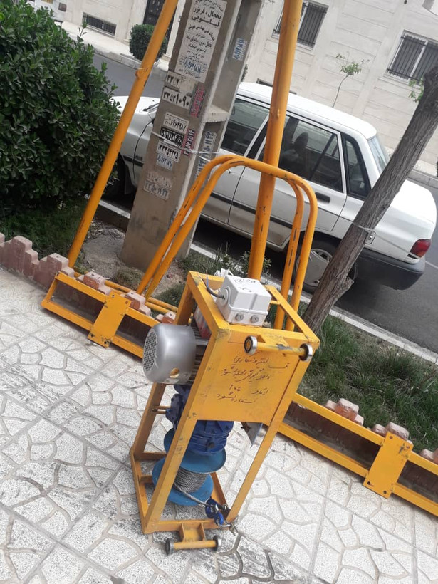 بالابر ساختمانی تکفاز 250 کیلویی