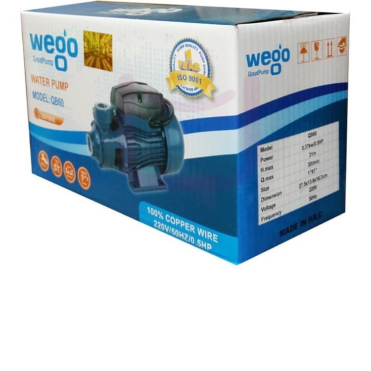 پمپ آب ویگو نیم اسب QB60
