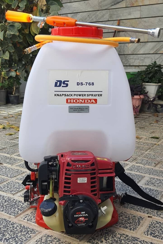 سمپاش موتوری هندا مدل DS-768 گنجایش 25 لیتر