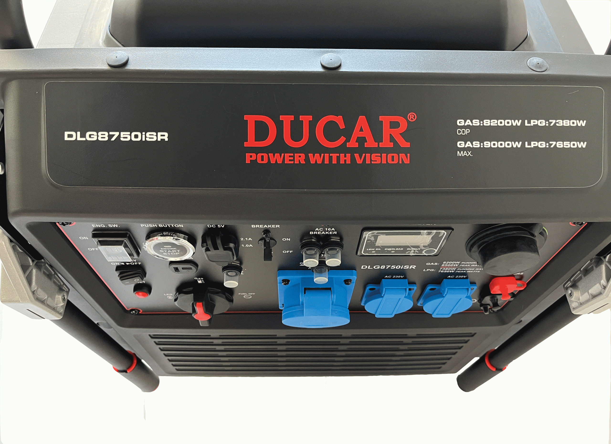 موتور برق دوگانه سوز دوکار چین 8.5 کیلوات – DLG8750iSR
