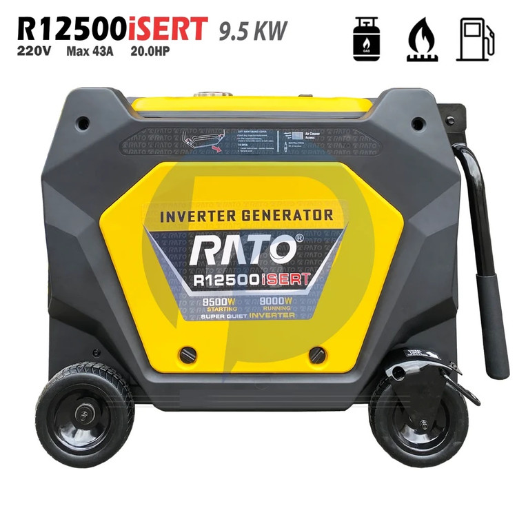 موتور برق 9.5 کیلووات سوپرسایلنت راتو سه گانه سوز مدل R12500ISERT