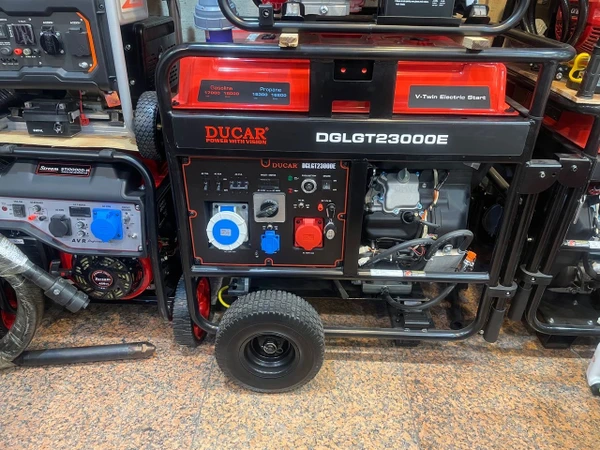 موتور برق 18 کیلووات دوکار دو گانه سوز مدل DGLGT23000E سه فاز و تک فاز