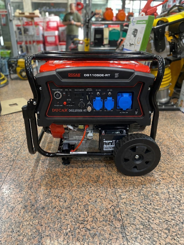 موتور برق دوکار 8.5 تکفاز سه فاز مدل DG11050E-RT