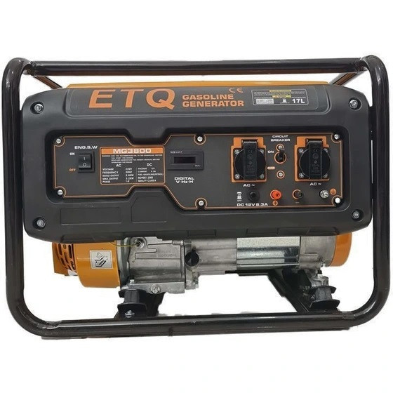 موتور برق بنزینی ETQ مدل MG3800 ظرفیت ۳.۲ کیلووات تک فاز