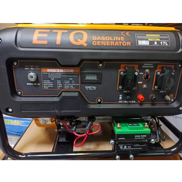 موتور برق بنزینی ETQ با توان 3.2 کیلووات مدل mg3900e
